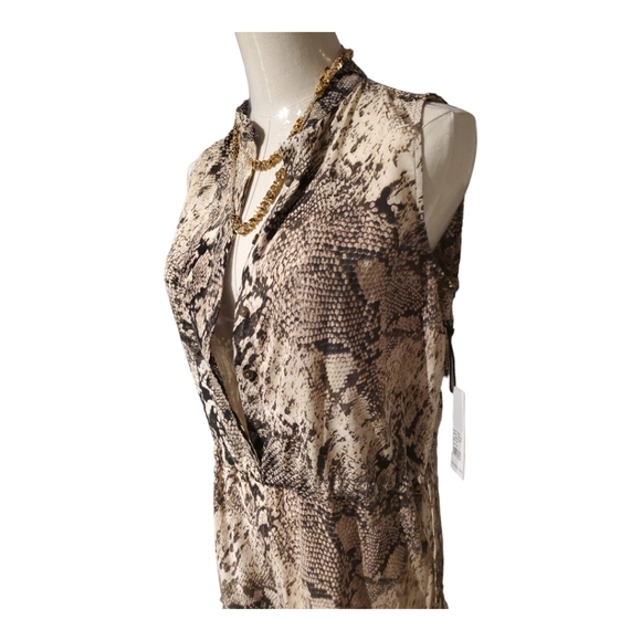 NWT Dex Clothing Snake Print light dress size XS - Picture 3 of 6